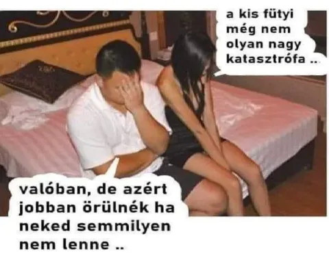 A kis fütyi még nem olyan nagy katasztrófa...