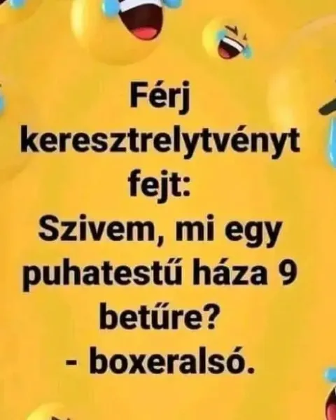 Férj keresztrelytvényt fejt...