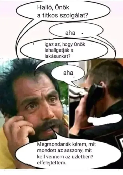 Titkos szolgálat és a bevásárlólista...