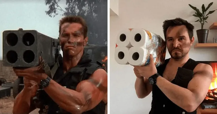 Egy magyar pár újraalkotta a leghíresebb filmes jeleneteket, hogy elűzzék