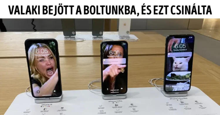 20 képsor, amely bemutatja a bolti alkalmazottak és a vásárlók közötti mindennapi harcot