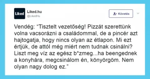 21 elképesztő vendégpanasz, melyek rávilágítanak az éttermi dolgozók napi kihívásaira