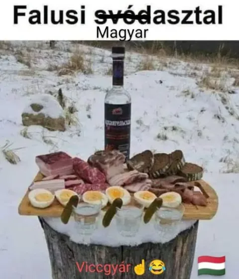 Falusi svédasztal Magyar...