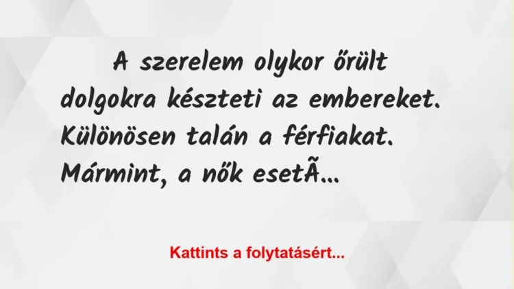 Vicc: A nők megosztották az exbarátaik legfurcsább húzásait (ne olvasd el, hogyha olyan helyen vagy, ahol nem szabad hangosan nevetni)… Vicc: A nők megosztották az exbarátaik legfurcsább húzásait (ne olvasd el, hogyha olyan helyen vagy, ahol nem szabad hangosan nevetni)…