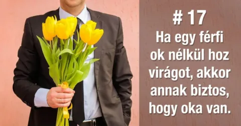 27 vicces, ám valósághű tényszerűség férfiakról, amikbe egész egyszerűen belekötetlen