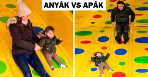 18 fotó az anyukák és apukák közötti különbségekről, amit mindenki 18 mulatságos különbség anyukák és apukák viselkedésében