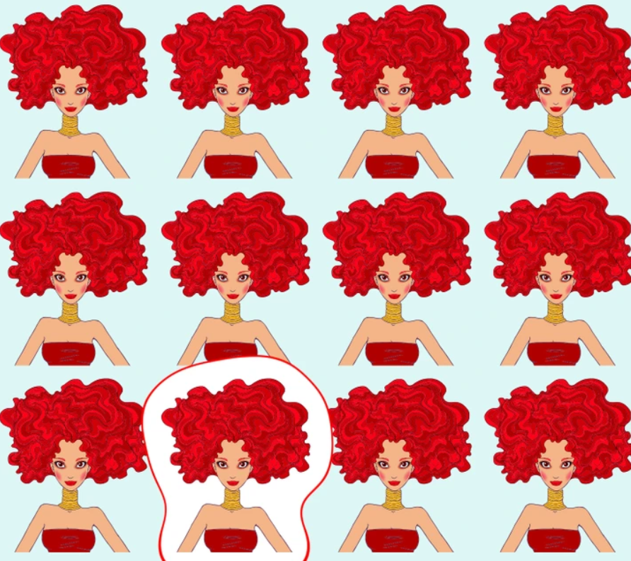 A legtöbb ember képtelen 5 másodperc alatt megfejteni, melyik női arc a hibás