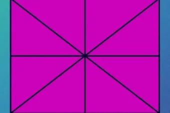 Kiemelkedően magas IQ kell ahhoz, hogy össze tudjuk számolni az összes háromszöget a képen