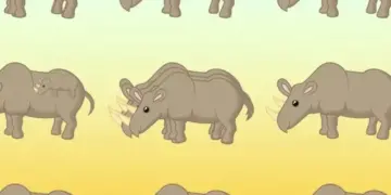 Kiemelkedő elme kell ahhoz, hogy 9-nél több rinocéroszt lássunk a képen