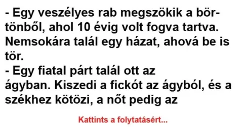 Egy veszélyes rab megszökik a börtönből, ahol 10 évig volt Egy rettegett elítélt megszökött a rácsok mögül – hidegrázást okozó történet