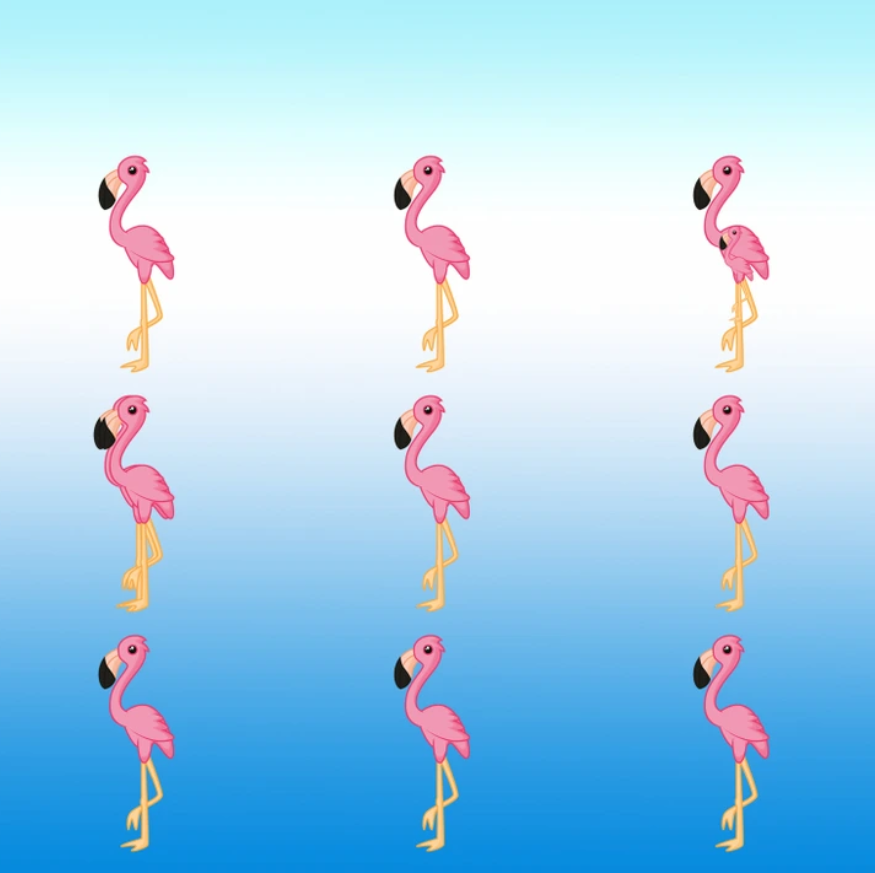 flamingo | Marie Claire Jól működik az agyad, ha meg tudod mondani, hány flamingót látsz a képen
