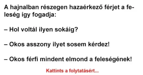 Vicc: Okos férfi Vicc: Okos férfi