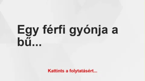 Vicc: Egy férfi gyónja a bűneit a papnak