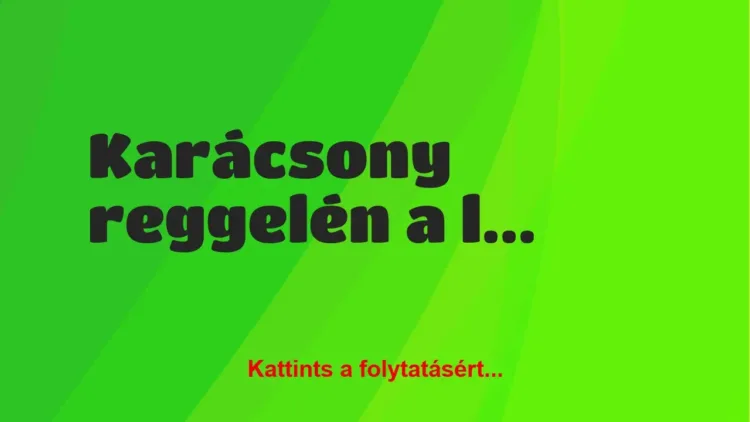 Vicc: Karácsony reggelén a lovasrendőr Vicc: Karácsony reggelén a lovasrendőr
