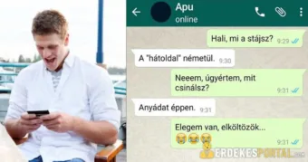 11 vicces SMS apa-fia között, amit nem lehet kibírni nevetés nélkül