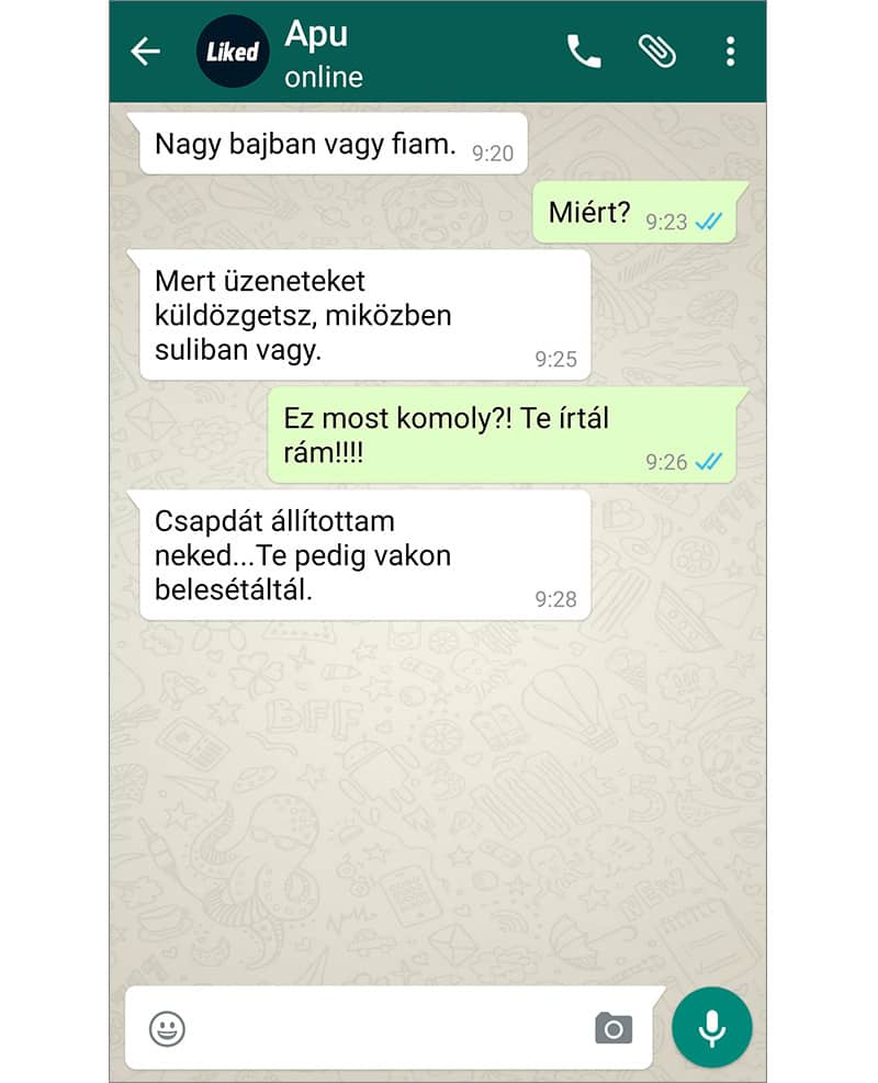 Szülő tech példa 2