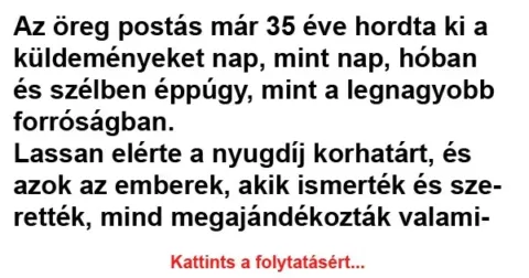 Kézbesítés utolsó nap: egy postás 35 éves hűségéről