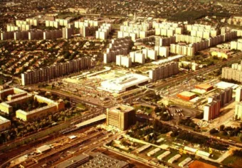 Budapest, az Örs vezér tere látképe, 1984,
 BRK