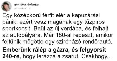 Vicc: Egy középkorú férfit elér a kapuzárási pánik