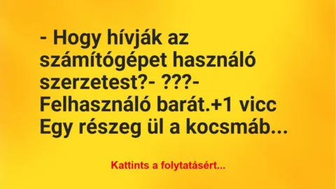 Vicc: – Hogy hívják az számítógépet használó szerzetest?

– ???

-…