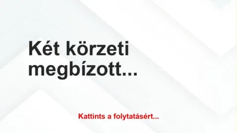 Vicc: Két körzeti megbízott sétálgat a falusi patak partján