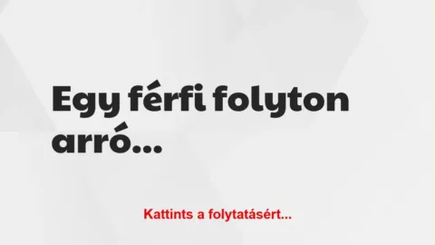 Vicc: Mi újság, csak nem süteményt sütöttél?