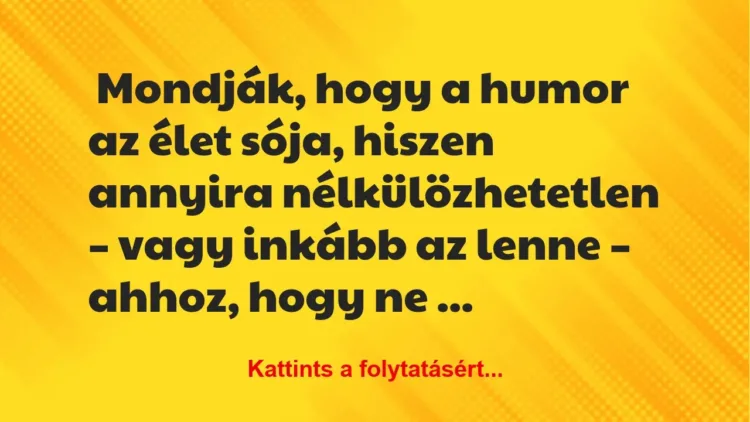 Vicc: Röhög a kórterem – a legjobb orvosviccek Vicc: Röhög a kórterem – a legjobb orvosviccek