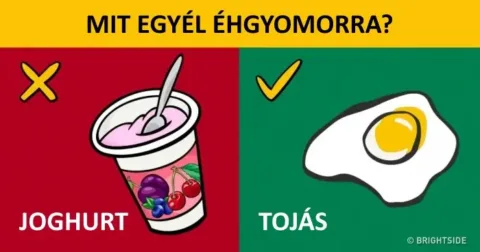 Éhgyomri táplálkozás: 20 étel, amit fogyaszthat és amit kerüljön