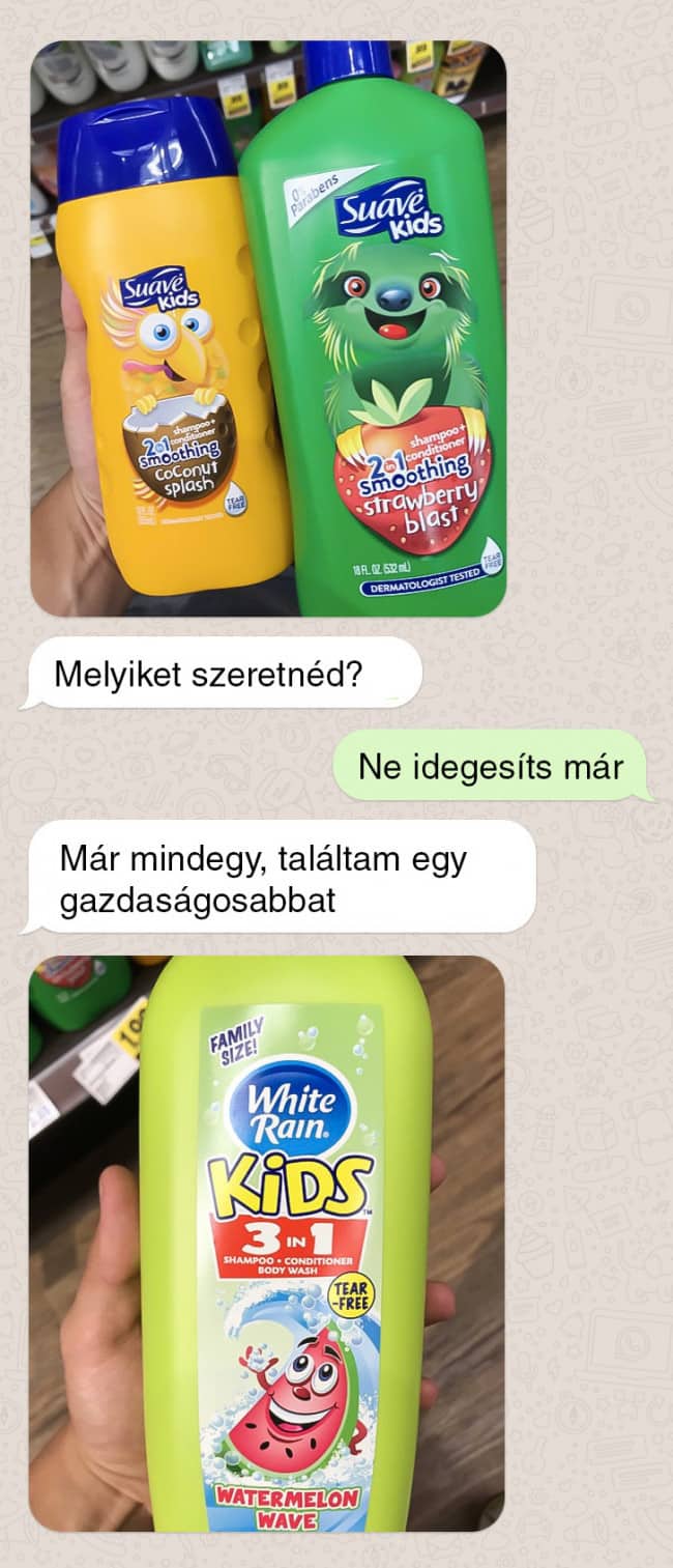 Sampon és hajbalzsam