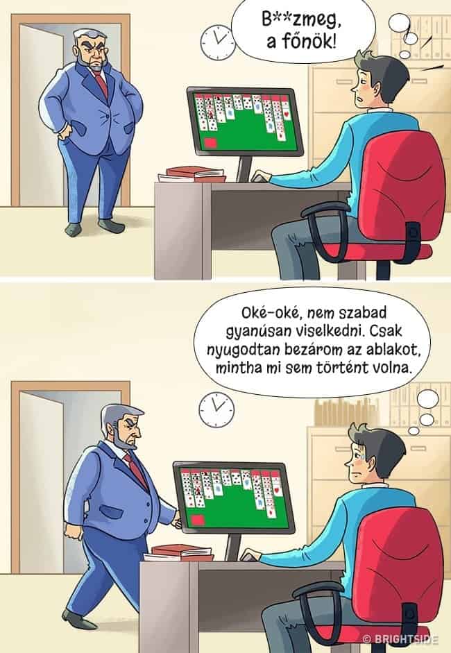 A nyolcadik munkahelyi röhejes dolog
