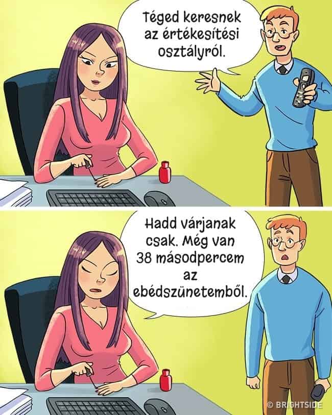 A tizedik munkahelyi röhejes dolog