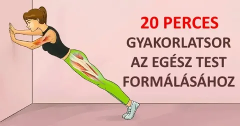 Hogyan formáld a tested otthon mindössze egy 20 perces gyakorlatsorral 20 perces otthoni edzésprogram, amellyel vágyott alakját elérheti