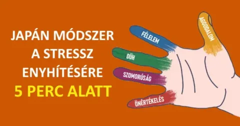 Azonnali stresszoldás öt percben ezzel a japán technikával
