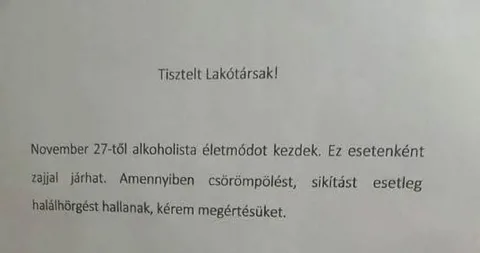 14 humoros panelházi kiírás, amit nem tudunk komolyan venni... 14 panelházban található humoros kiírás, amivel biztosan mosolyt csalunk arcodra