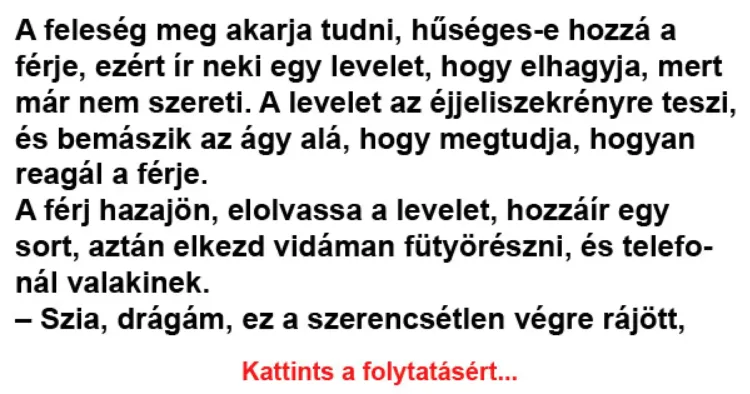 Szia, drágám, ez a szerencsétlen végre rájött, hogy nincs közös Szia, drágám, ez a szerencsétlen végre rájött, hogy nincs közös jövőnk