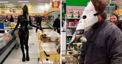 30 alkalom, mikor az emberek igazán furcsa módon próbálták megvédeni...... 30 szokatlan védekezési módszer, amit emberek alkalmaztak a vírus ellen