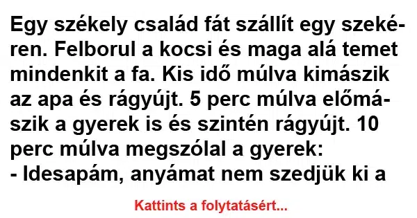 Vicc: Egy székely bácsi összeveszik az asszonnyal Vicc: Egy székely bácsi összeveszik az asszonnyal