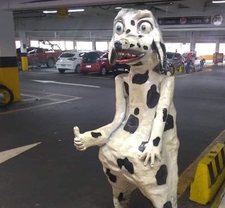 Helyi állatkereskedés szobra