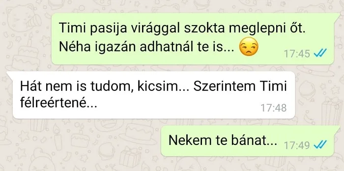 Vicc: 13 ember, akik nem egy szimpla párbeszédet folytattak le