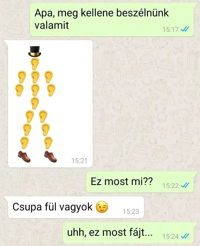 Vicc: 5 apa és fia, akik humoruknál vannak