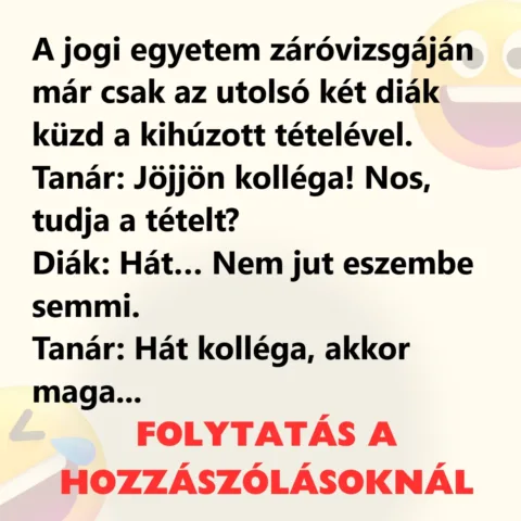 Jogi diákok ütközete: Záróvédés pikáns kérdésekkel