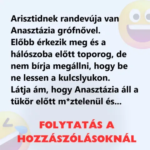 Arisztid Anasztázia grófnővel való találkozása