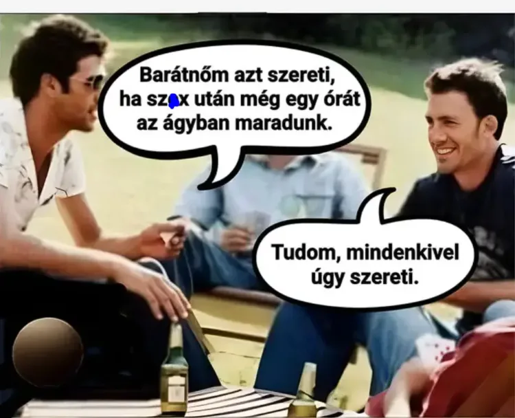 Vicc: Barátnőm azt szereti