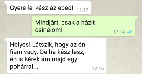 13 vicces párbeszéd apák és fiaik között 13 hihetetlenül humoros párbeszéd apák és gyerekeik között