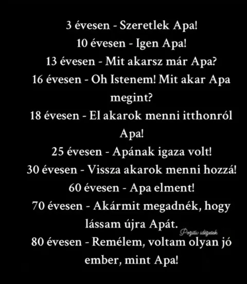 Apa csak egy van….