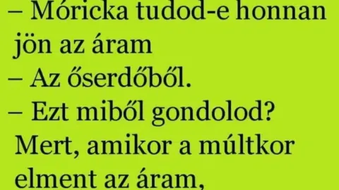 Vicc: A tanár felelteti Mórickát: