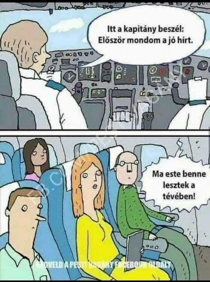 Vicc: Itt a kapitány beszél: