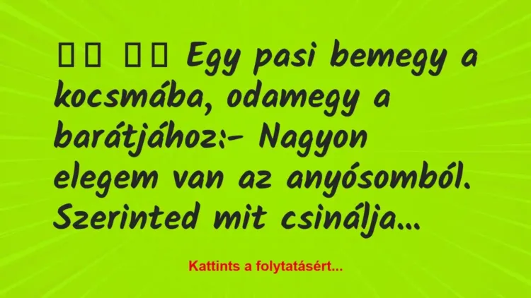 Vicc:
Egy pasi bemegy a kocsmába, odamegy a… Vicc:
Egy pasi bemegy a kocsmába, odamegy a…