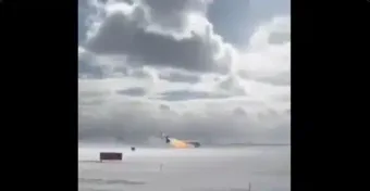 Videón a torontói repülőgép-szerencsétlenség pillanatai