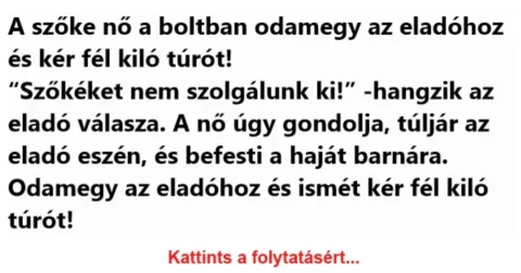 Vicc: A csinos szőke fiatalasszonytól kérdik a kolléganői -…